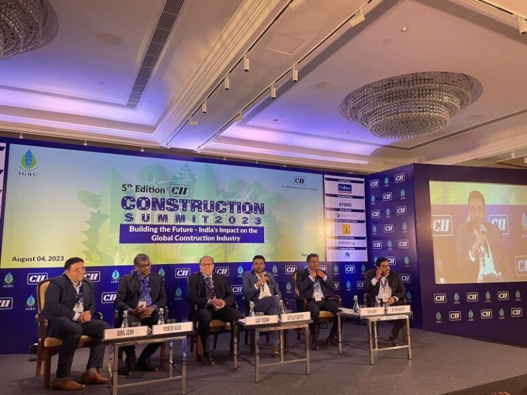 Our Founder-Director &CEO Mr. Sunil Joshi Participated in CII Construction Summit 2023 at Delhi