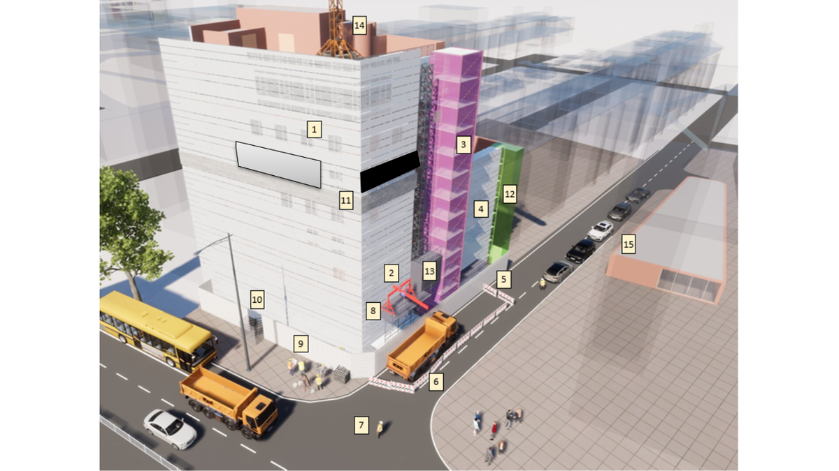 Construction logistics planning and visualisation support for a leading project management firm.