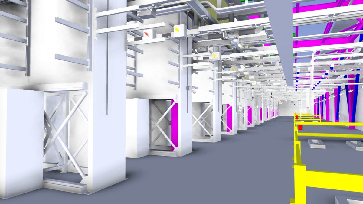 BIM coordination and management services for a data centre construction company.
