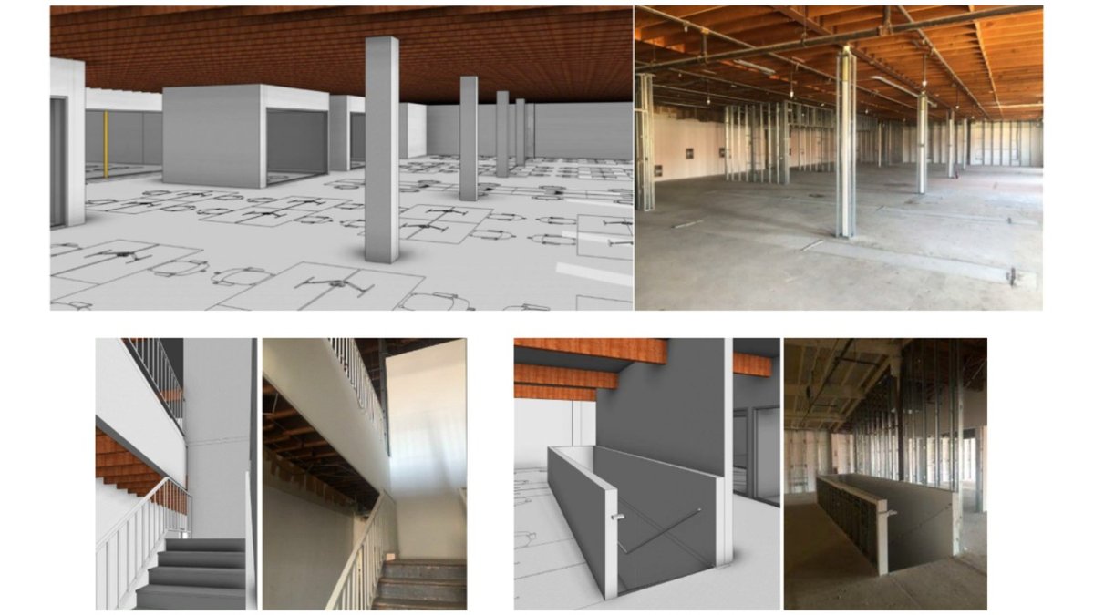 Existing-conditions validation and redesign support for a retail facility.