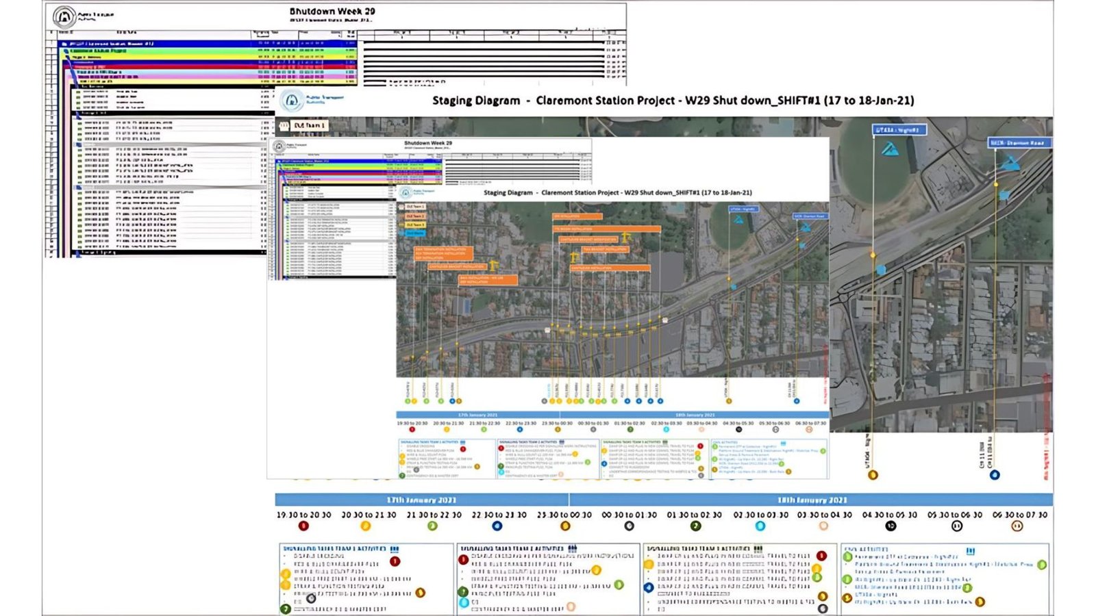 Automating Time Chainage Visualization for Rail Shutdown Planning 